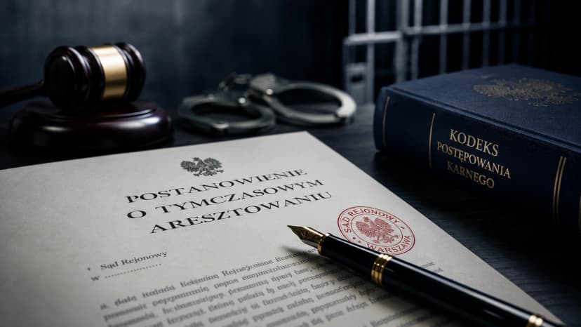 Tymczasowe aresztowanie — przesłanki, terminy i prawa zatrzymanego