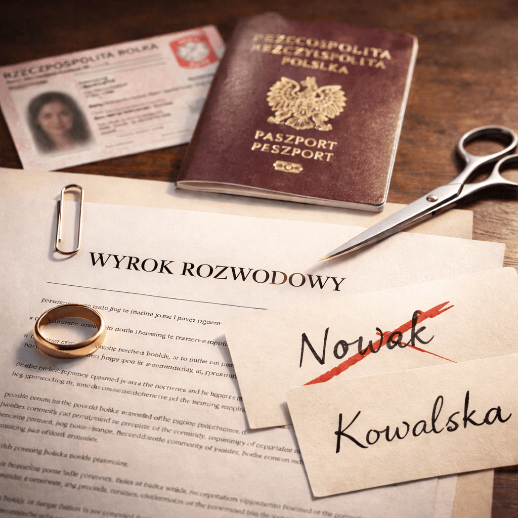 Powrót do nazwiska panieńskiego po rozwodzie – nowe zasady od 8 października 2025 r.