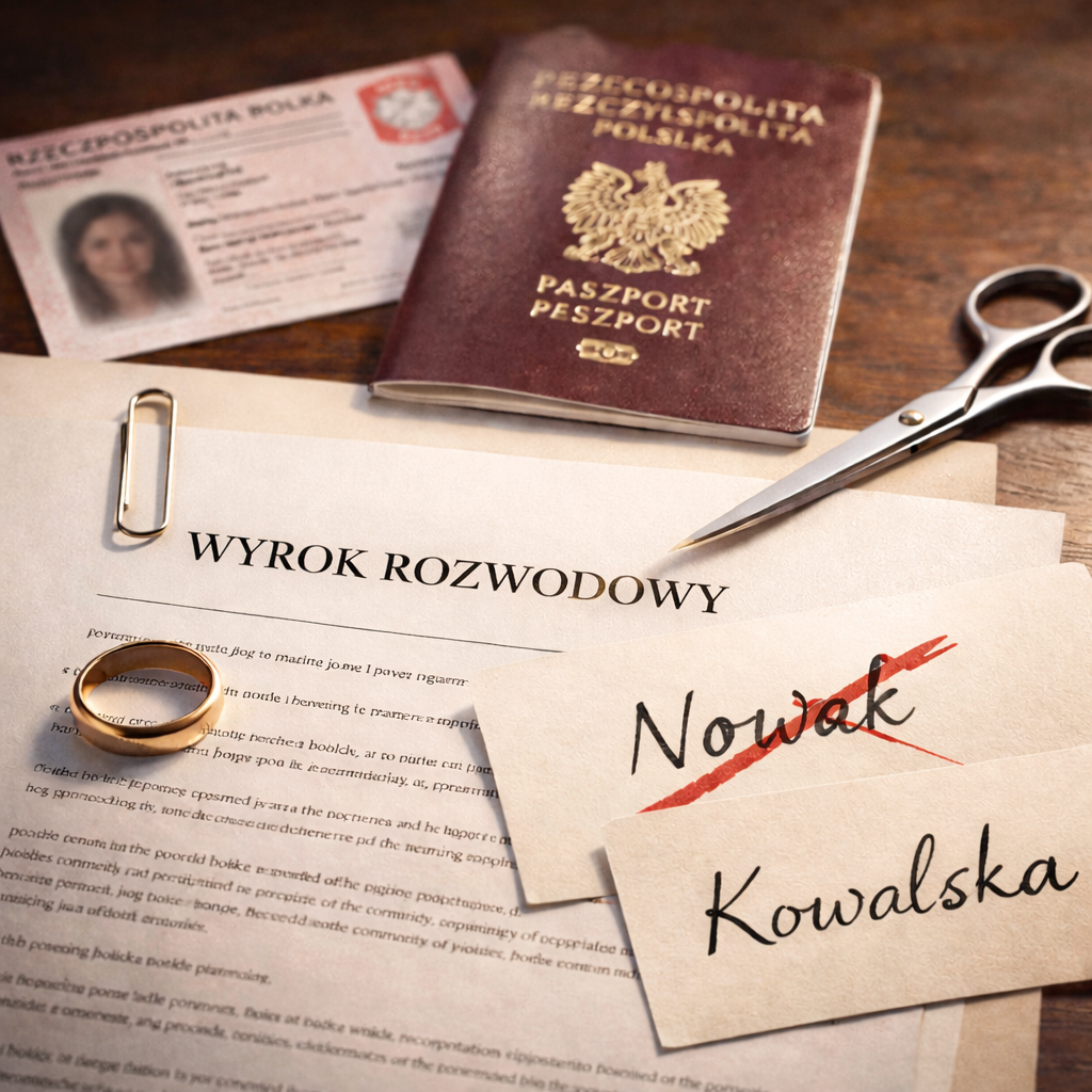 Powrót do nazwiska panieńskiego po rozwodzie – nowe zasady od 8 października 2025 r.